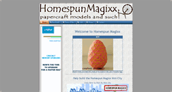 Desktop Screenshot of homespunmagixx.com